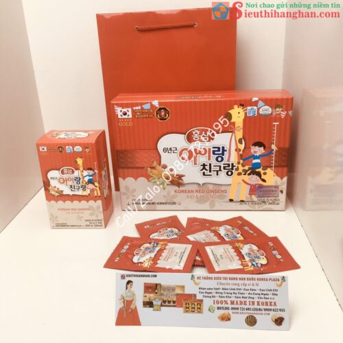 Hồng Sâm Baby Hươu Cao Cổ Bio Gold Kid & Friend Hàn Quốc Cho Lũ Trẻ Nhà Bạn2