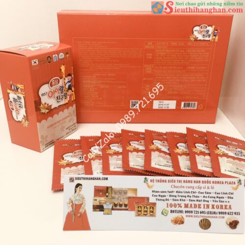 Hồng Sâm Baby Hươu Cao Cổ Bio Gold Kid & Friend Hàn Quốc Cho Lũ Trẻ Nhà Bạn5