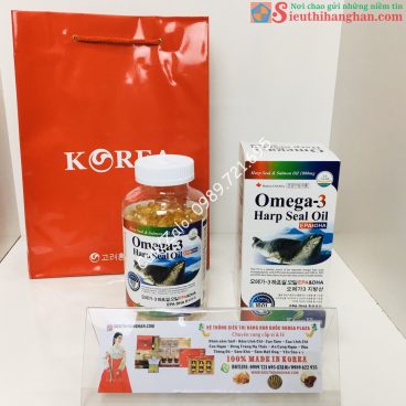 Omega 3 Harp Seal Oil 300 viên từ tinh dầu Hải Cẩu Cao Cấp Hàn Quốc10