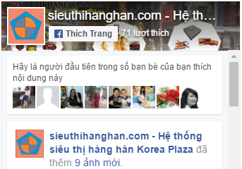 sieuthihanghan.com trên facebook