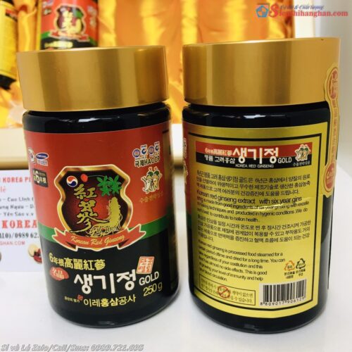 Cao Hồng Sâm Núi 6 Năm Tuổi Hàn Quốc Korea Red Ginseng Gold8