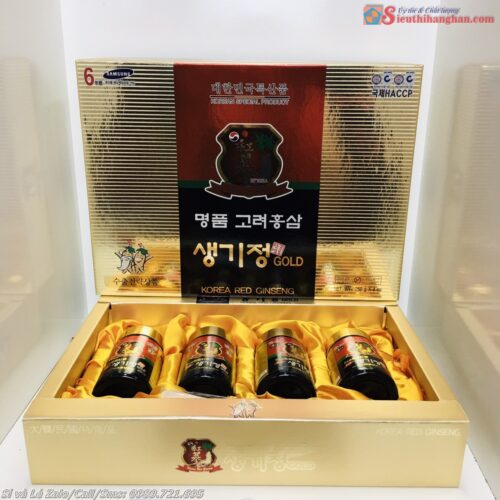 Cao Hồng Sâm Núi 6 Năm Tuổi Hàn Quốc Korea Red Ginseng Gold6