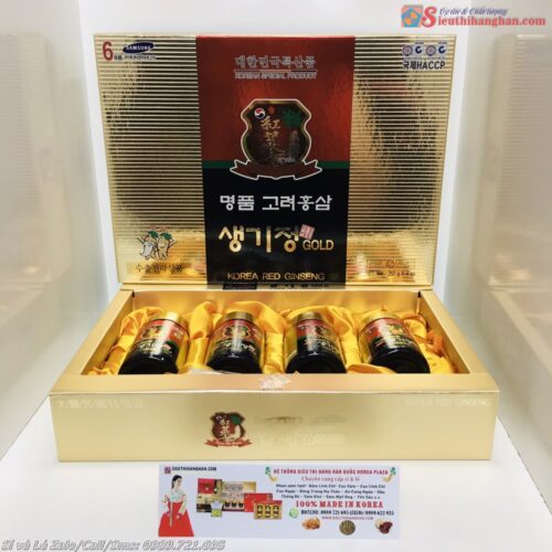 Cao Hồng Sâm Núi 6 Năm Tuổi Hàn Quốc Korea Red Ginseng Gold4