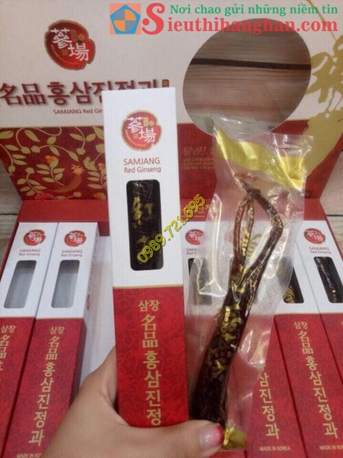 Hồng Sâm Núi Nguyên Củ Tẩm Mật Ong Chính Phủ Samjang Red Ginseng Hàn Quốc Tốt cho sức khỏe2