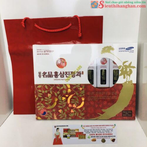 Hồng Sâm Núi Nguyên Củ Tẩm Mật Ong Chính Phủ Samjang Red Ginseng Hàn Quốc Tốt cho sức khỏe3