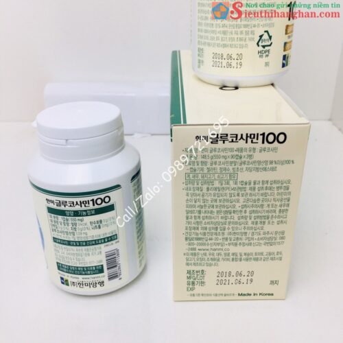 Hanmi Glucosamine 100 Hàn Quốc Thuốc Bổ Khớp Hiệu Quả4