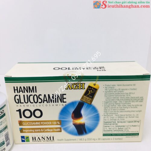 Hanmi Glucosamine 100 Hàn Quốc Thuốc Bổ Khớp Hiệu Quả 1