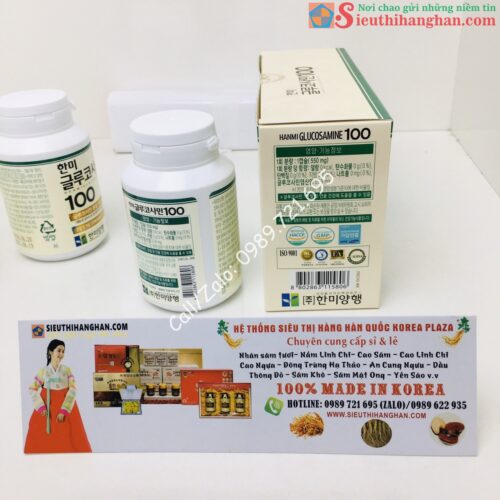 Hanmi Glucosamine 100 Hàn Quốc Thuốc Bổ Khớp Hiệu Quả 10