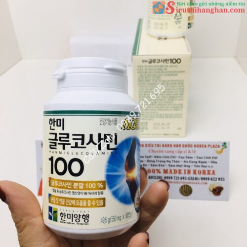 Hanmi Glucosamine 100 Hàn Quốc Thuốc Bổ Khớp Hiệu Quả 9