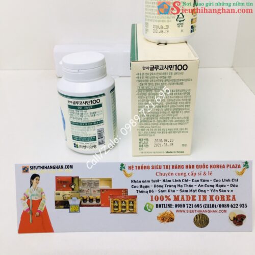 Hanmi Glucosamine 100 Hàn Quốc Thuốc Bổ Khớp Hiệu Quả 7