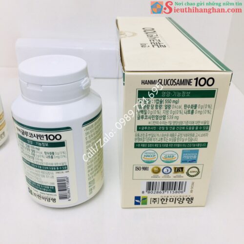 Hanmi Glucosamine 100 Hàn Quốc Thuốc Bổ Khớp Hiệu Quả 6