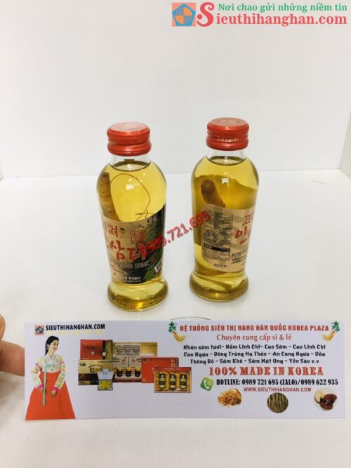 Korean Ginseng Drink Gold Nước Hồng Sâm Có Củ Hàn Quốc Ngon Bổ Rẻ 2