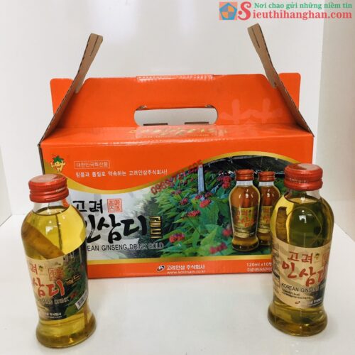 Korean Ginseng Drink Gold Nước Hồng Sâm Có Củ Hàn Quốc Ngon Bổ Rẻ 8