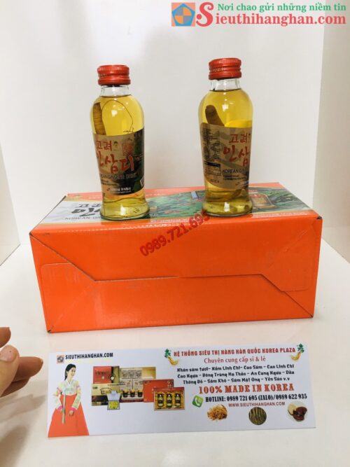 Korean Ginseng Drink Gold Nước Hồng Sâm Có Củ Hàn Quốc Ngon Bổ Rẻ 9