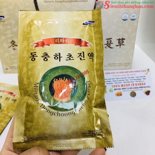 Tinh Chất Nước Đông Trùng Hạ Thảo Hàn Quốc Militaris Dongchoonghacho Extract 30 gói 80 ml Ngon Bổ Rẻ12