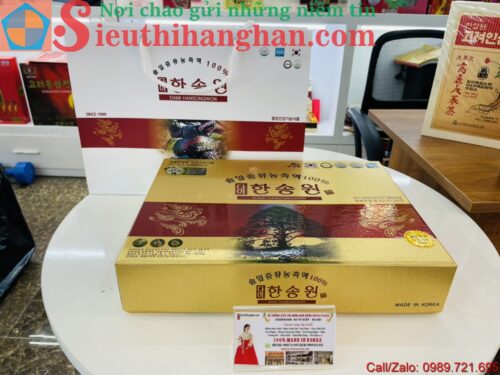 Tinh dầu thông đỏ chính phủ Dami Hansongwong cao cấp 120 viên 8