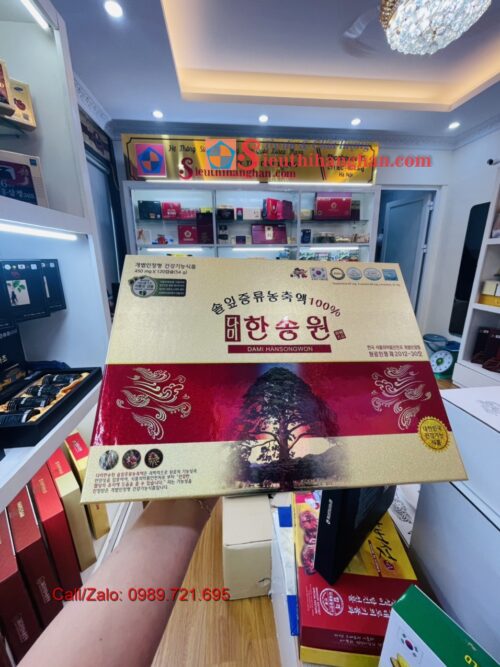 Viên tinh dầu thông đỏ chính phủ Dami Hansongwong cao cấp 120 viên 8
