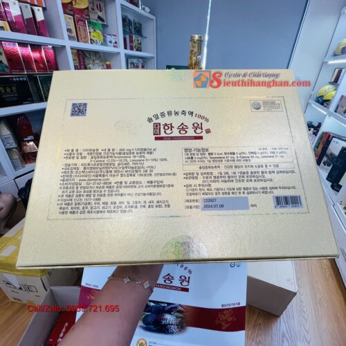 Viên tinh dầu thông đỏ chính phủ Dami Hansongwong cao cấp 120 viên 3