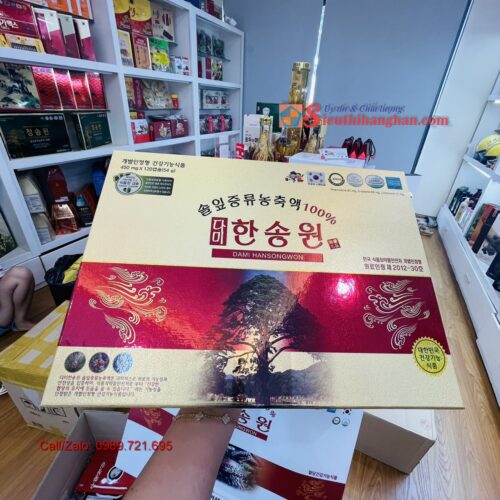 Viên tinh dầu thông đỏ chính phủ Dami Hansongwong cao cấp 120 viên 2