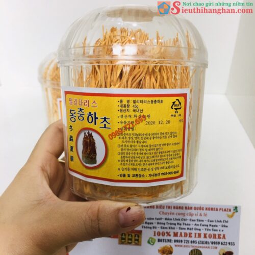 Đông Trùng Hạ Thảo Tươi Hàn Quốc hũ 45g4