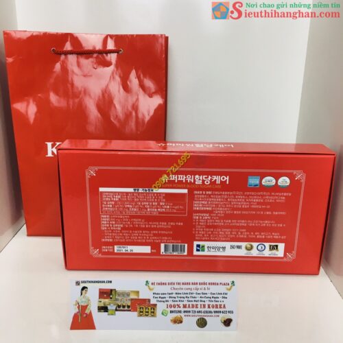 Super Power Blood Sugar Care Thuốc uống hỗ trợ điều trị tiểu đường Tốt của Hàn Quốc9