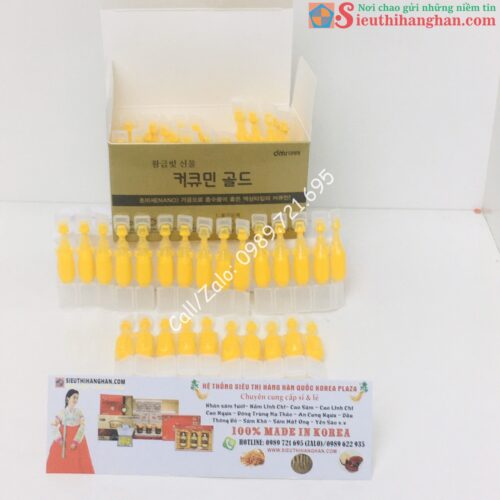 Mở hộp Tinh Nghệ Nano Curcumin Gold Hàn Quốc