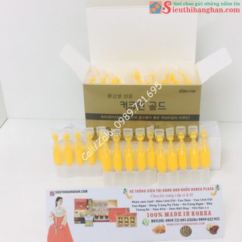 Mở hộp Tinh Nghệ Nano Curcumin Gold Hàn Quốc