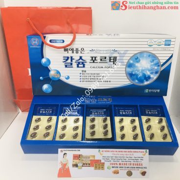 Canxi Hàn Quốc Calcium Forte Chính Hãng Hami Mở Hộp
