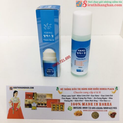 Gel Thư Giãn Tinh Dầu Thông Đỏ Hàn Quốc Cao Cấp Phyto Fine Relax 6