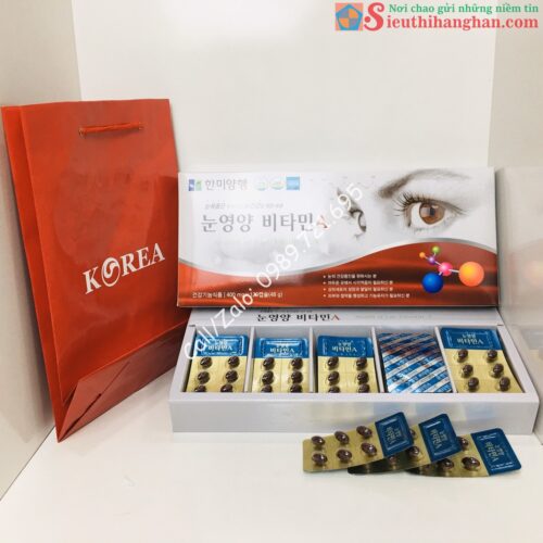 Viên bổ mắt HEALTH OF EYE VITAMIN A Hàn Quốc 120 viên