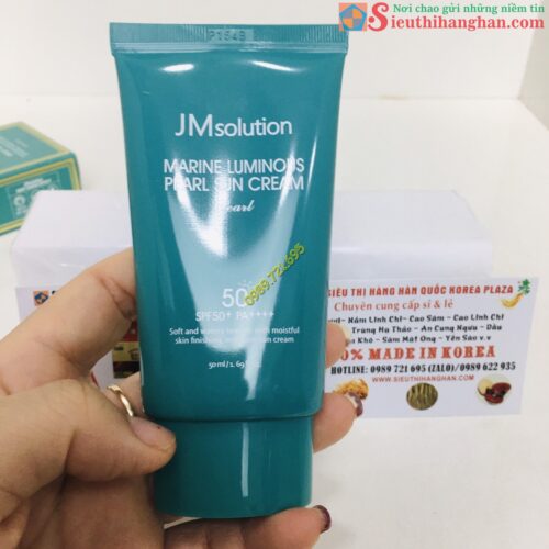 Kem chống nắng dưỡng trắng da JM Solution Marine Luminous Pearl Sun Cream SPF50+ PA+++ 50ml 4