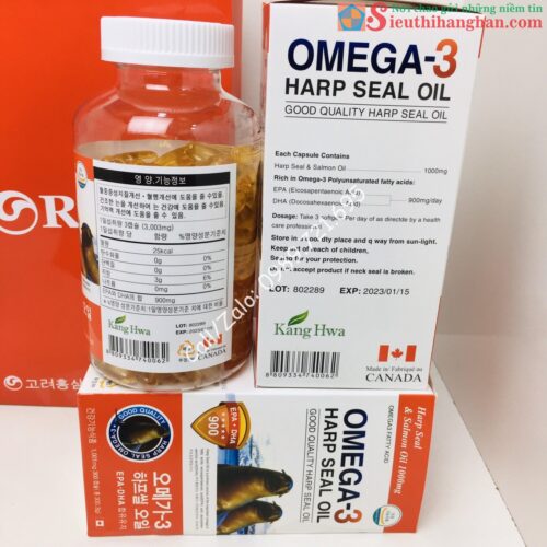 Omega 3 Harp Seal Oil Hải Cẩu Cao Cấp Hàn Quốc2