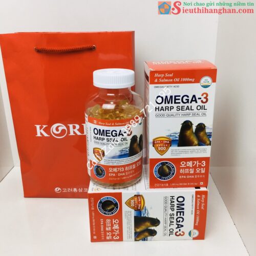 Omega 3 Harp Seal Oil Hải Cẩu Cao Cấp Hàn Quốc1