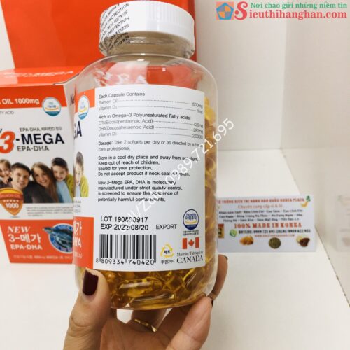 Omega 3 Salmon Oil Cá Hồi Family Viên Tinh Dầu Phục Vụ Sức Khỏe Cho Cả Gia Đình8