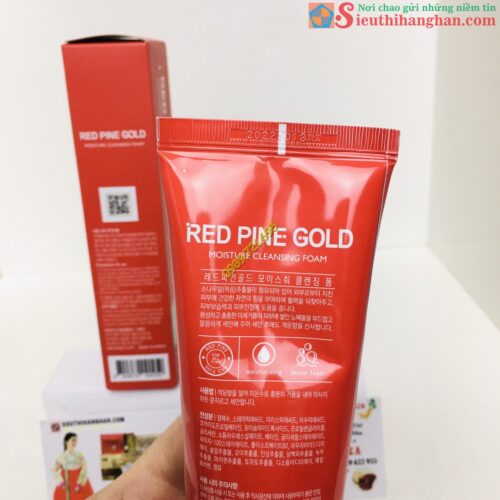 Sửa rửa mặt thông đỏ red pine gold Hàn Quốc Chính Hãng5