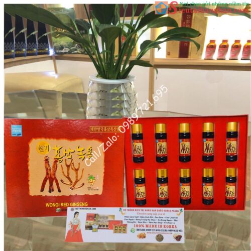 Tinh Chất Hồng Sâm Nhung Hươu Wongi Red Ginseng Wellbiotech Hàn Quốc8