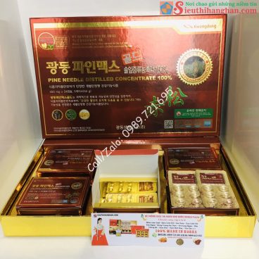 Tinh Dầu Thông Đỏ Kwangdong 120 viên Nội Địa Hàn Quốc Nguyên Chất Thượng Hạng