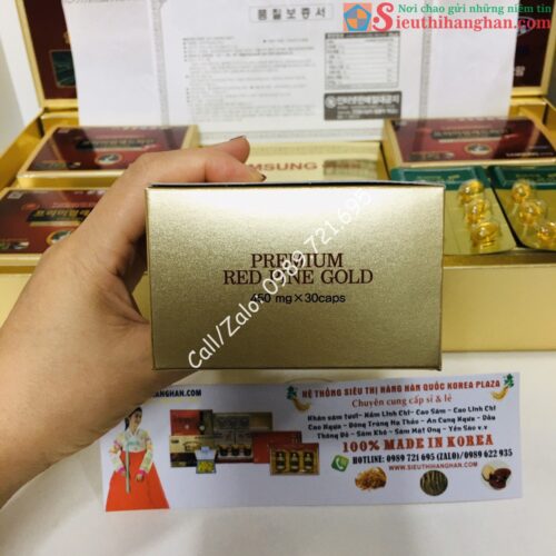 Tinh Dầu Thông Đỏ Red Pine Gold Samsung Premium Hàn Quốc Cao Cấp - Trị mỡ máu, phòng chống ung thư2