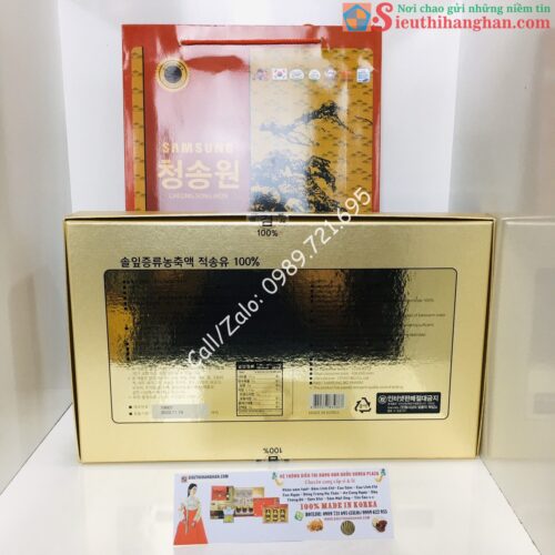 Tinh Dầu Thông Đỏ Red Pine Gold Samsung Premium Hàn Quốc Cao Cấp - Trị mỡ máu, phòng chống ung thư13