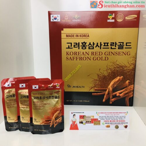 [?]Nước Hồng Sâm Nhụy Hoa Nghệ Tây Korean Redginseng Saffron Gold21