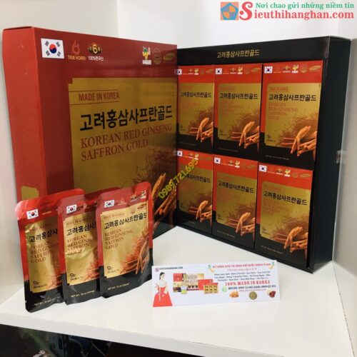 [?]Nước Hồng Sâm Nhụy Hoa Nghệ Tây Korean Redginseng Saffron Gold 16