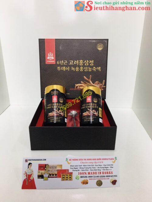 Cao Hồng Sâm Nhung Hươu Hàn Quốc Goryo Deer Antlers Red Ginseng Extract5