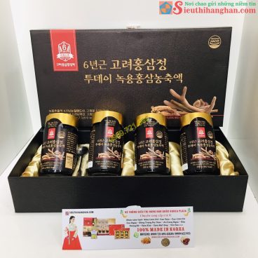 Cao Hồng Sâm Nhung Hươu Hàn Quốc 6 year Goryo Deer Antlers Red Ginseng Extract 8809553620626 11