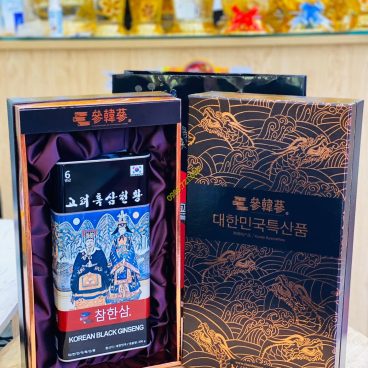 Sâm Cao Ly Hắc Sâm Củ Khô Korean Black Ginseng Chamhansam Siêu Thượng Hạng9