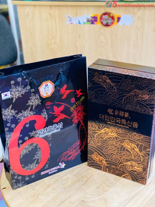 Sâm Cao Ly Hắc Sâm Củ Khô Korean Black Ginseng Chamhansam Siêu Thượng Hạng5