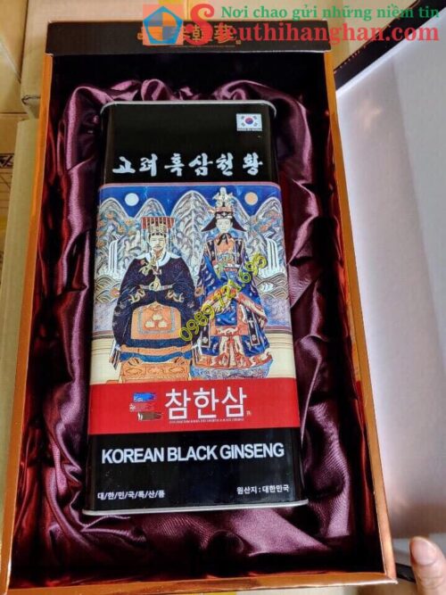 Sâm Cao Ly Hắc Sâm Củ Khô Korean Black Ginseng Chamhansam Siêu Thượng Hạng