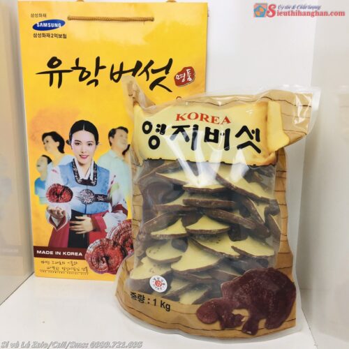 nấm xếp linh chi thiên nhiên hàn quốc túi 1kg 5