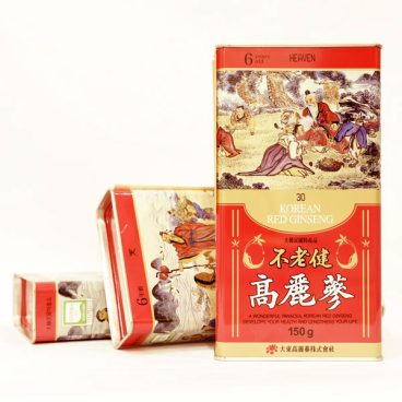 Hồng Sâm Khô Hộp Thiếc 150gram Daedong Heaven Lớp Thiên Sâm 44