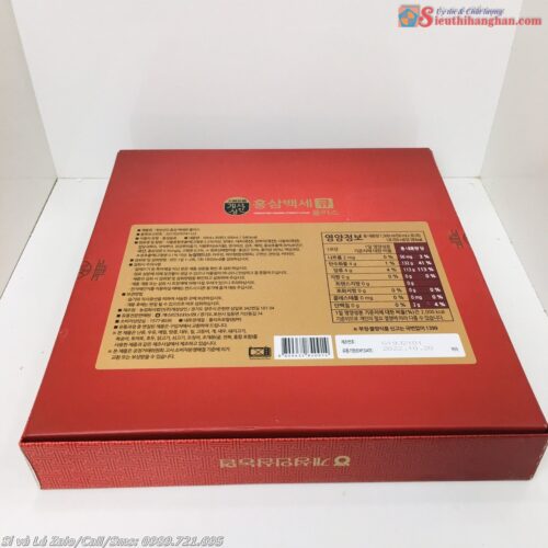 Korean red ginseng eternity Q plus nước hồng sâm linh chi nhung hươu 7