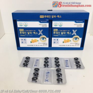 Bổ mắt Kwangdong Lutein Alpha-x Hàn Quốc hộp 120 viên chiết xuất hoa cúc vạn thọ giúp sáng mắt5